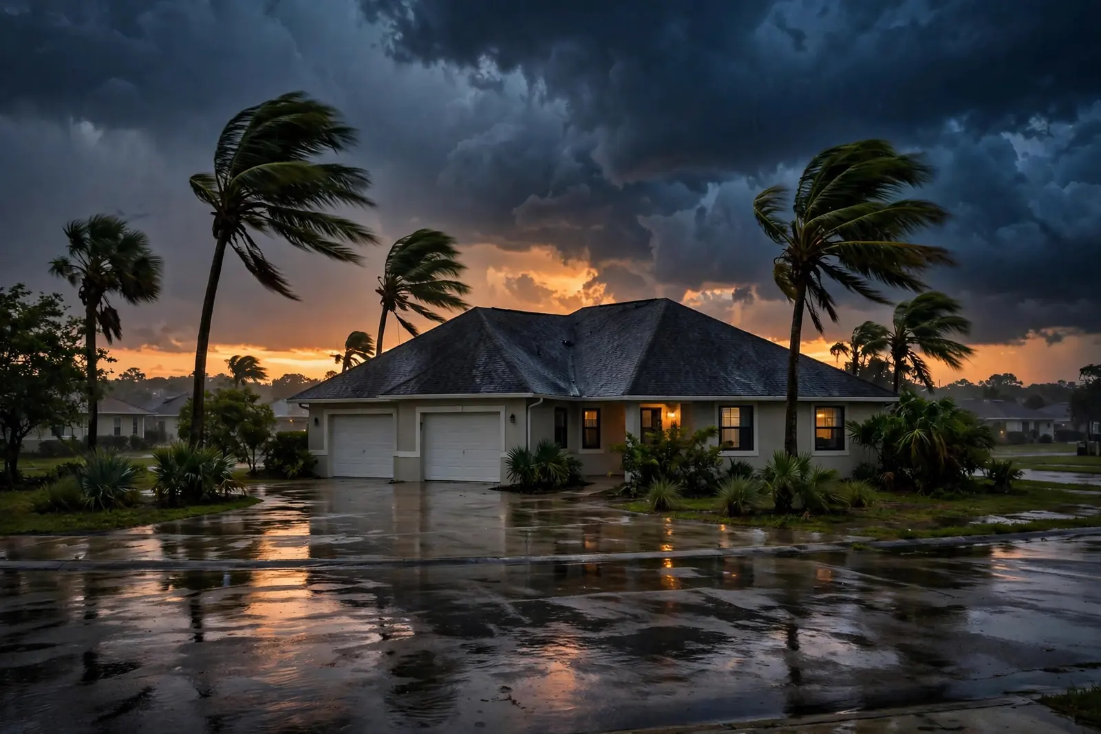 Florida home with a shingle roof in Jacksonville
